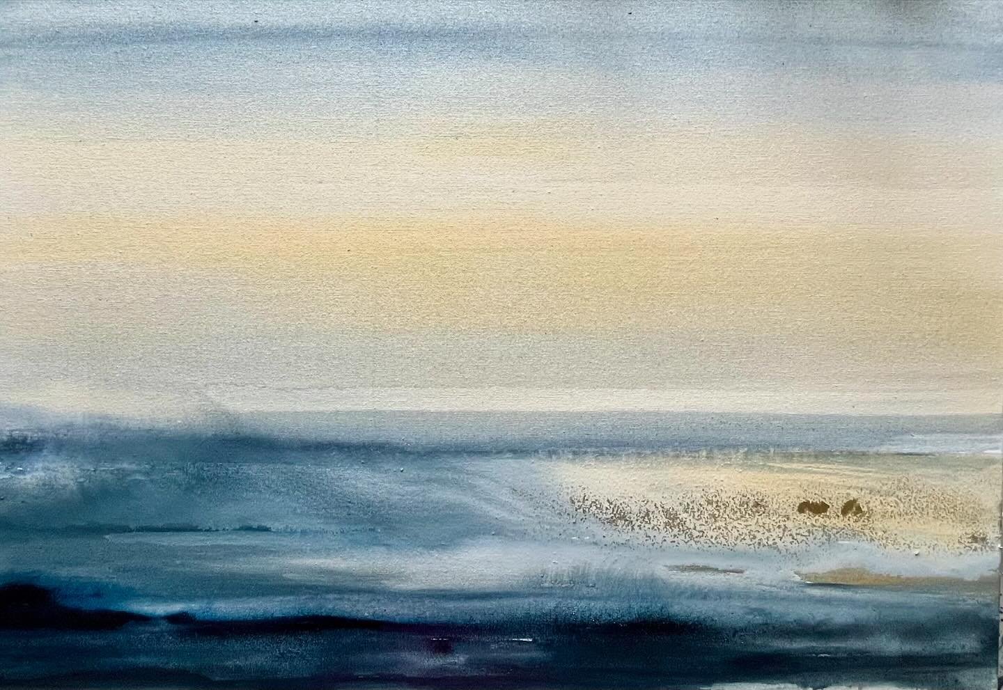Moments later, before, after. Creativity happens in the moment but it ever changes as it happens. It&rsquo;s knowing when to stop when to keep going. Finding the oceans for my H art exhibition. Expanding the collection &ldquo;Stories from the Sea&rdq