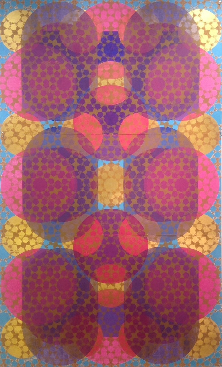 Untitled, Mixed Media,  43”X 63”
