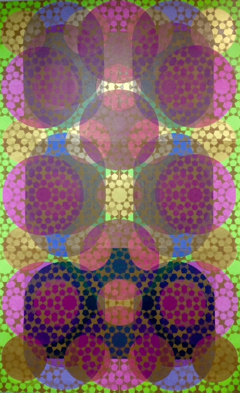 Untitled, Mixed Media,  43”X 63”