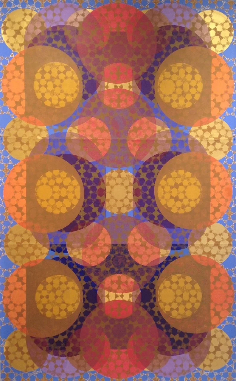 Untitled, Mixed Media,  43”X 63”