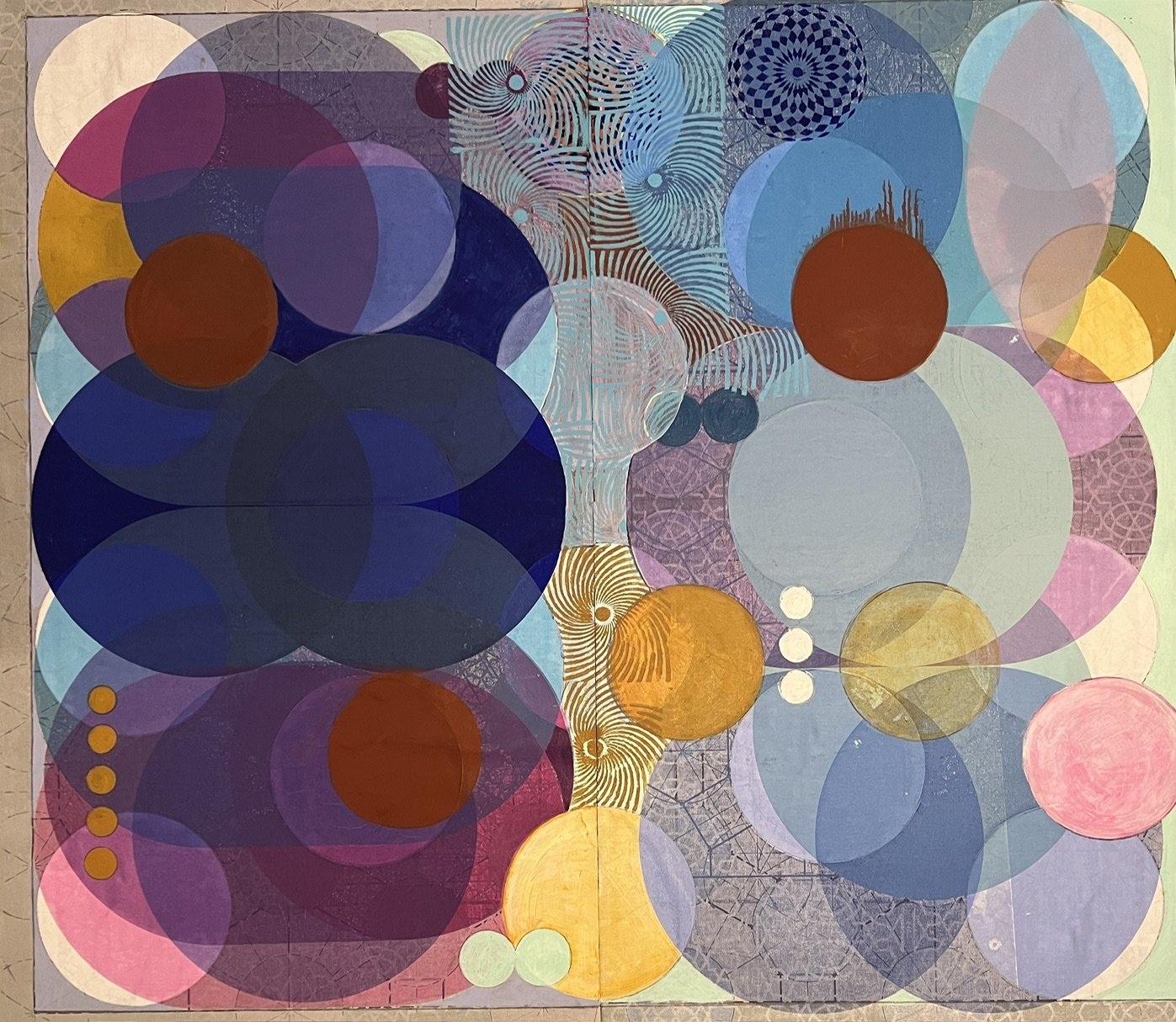 Untitled, Mixed Media,  44”X 40”