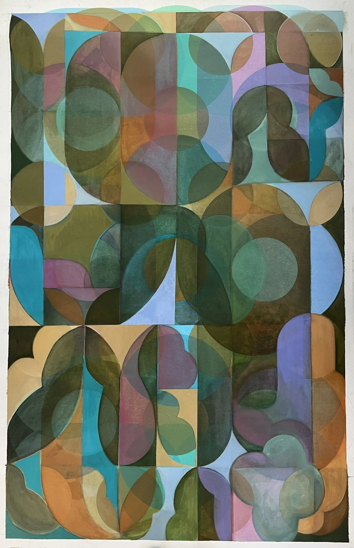 Untitled, Mixed Media,  43”X 63”