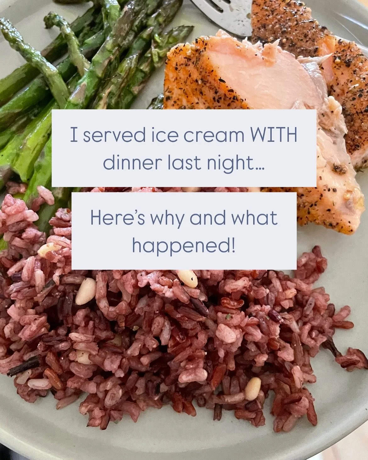 🍦✨ I served ice cream WITH dinner last night&hellip; Here&rsquo;s why.

In our house, sweets aren&rsquo;t a reward, a bribe, or something that needs to be &ldquo;earned.&rdquo; Dessert is just food, and I want my kids to see it that way too. That&rs