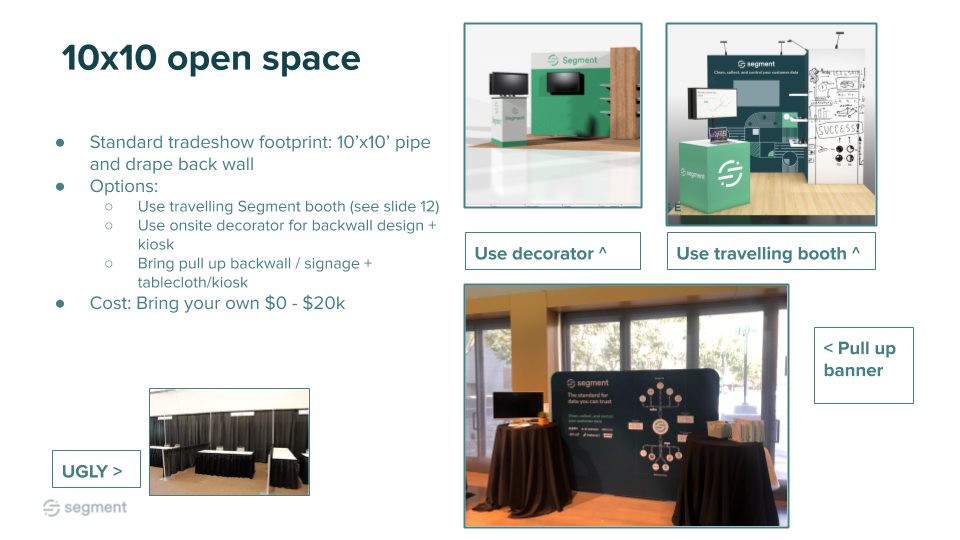 RFP for booth designs — Riley Scherer