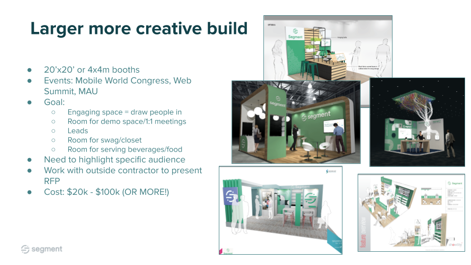 RFP for booth designs — Riley Scherer