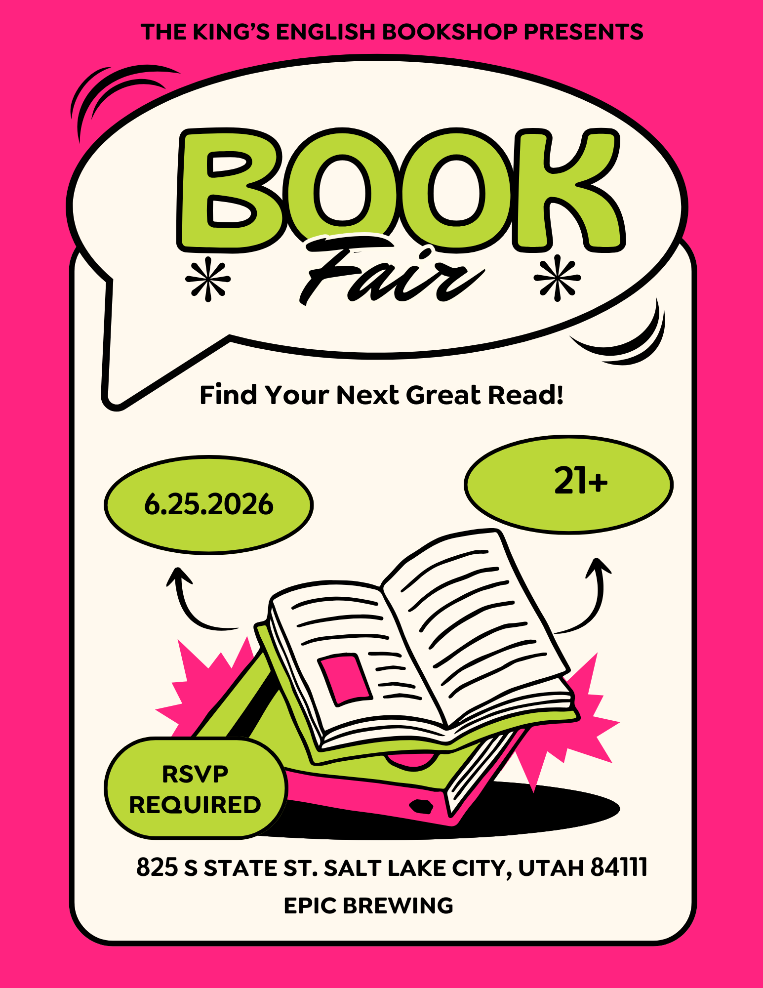 Kings English Book Fair