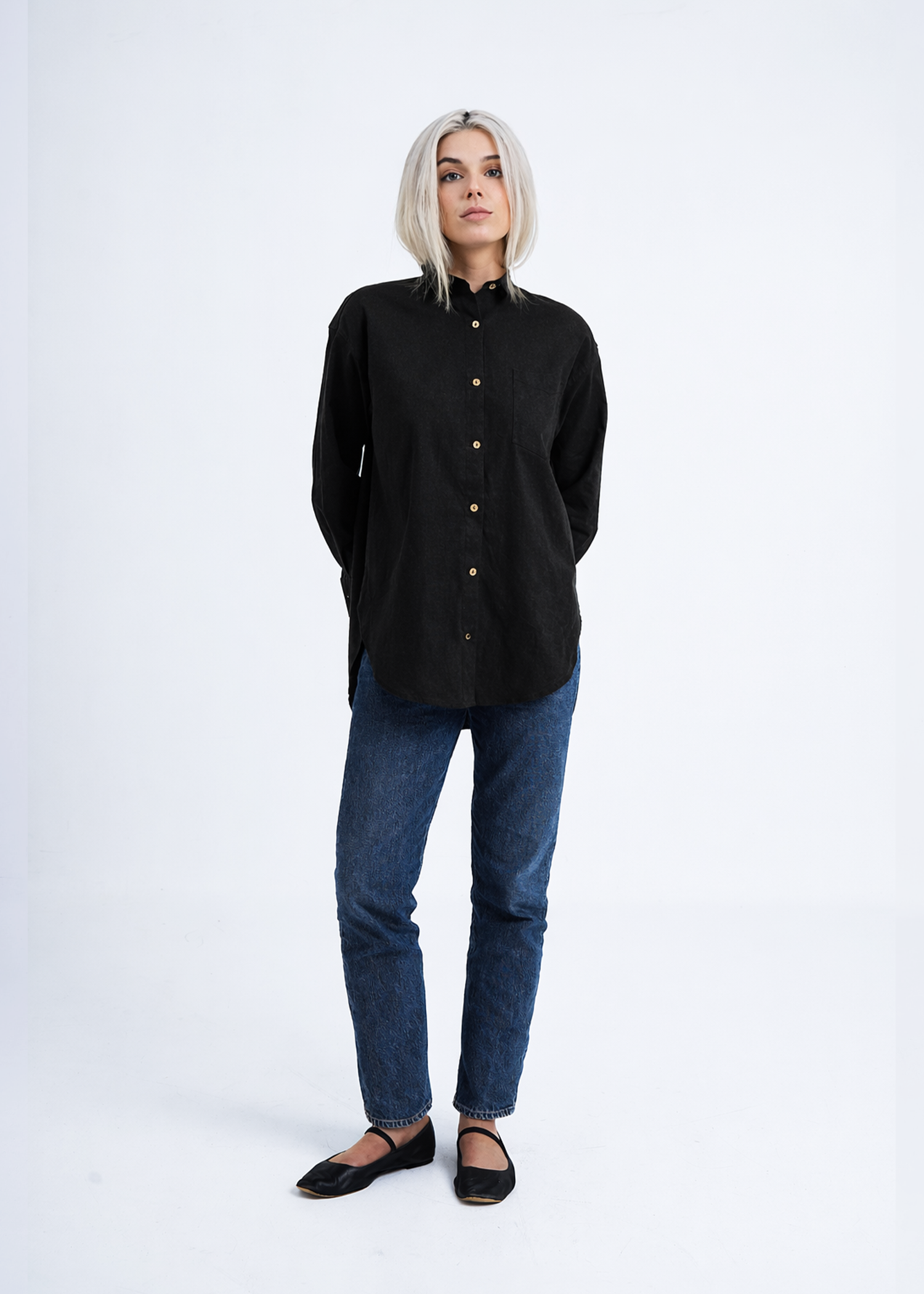 The Essential Oversized Hemp | Black