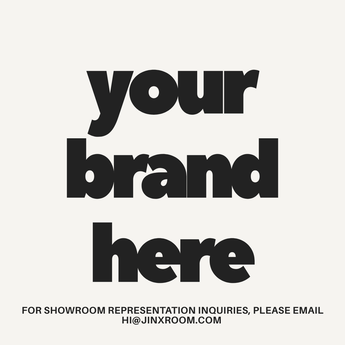 YOUR BRAND HERE