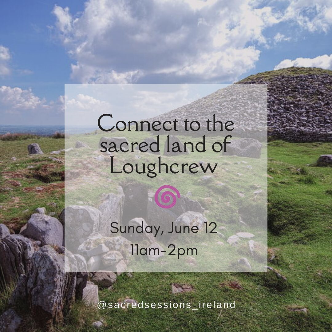 ✨ In-person event ✨

Gather with like-hearted community &amp; connect to the sacred land of Loughcrew 〰️

Sunday, June 12 from 11am-2pm 

Spaces are limited &bull; DM to book your spot @iamvickyflanagan @sacredsessions_ireland ✨

Loughcrew is located