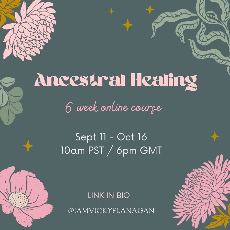 Ancestral Healing 〰️

I am so excited and honoured to teach a review of @transformativeenergywork Ancestral Healing Intensive over the course of 6 weeks! 

Classes are held over Zoom and are recorded live with participants receiving infinite access t