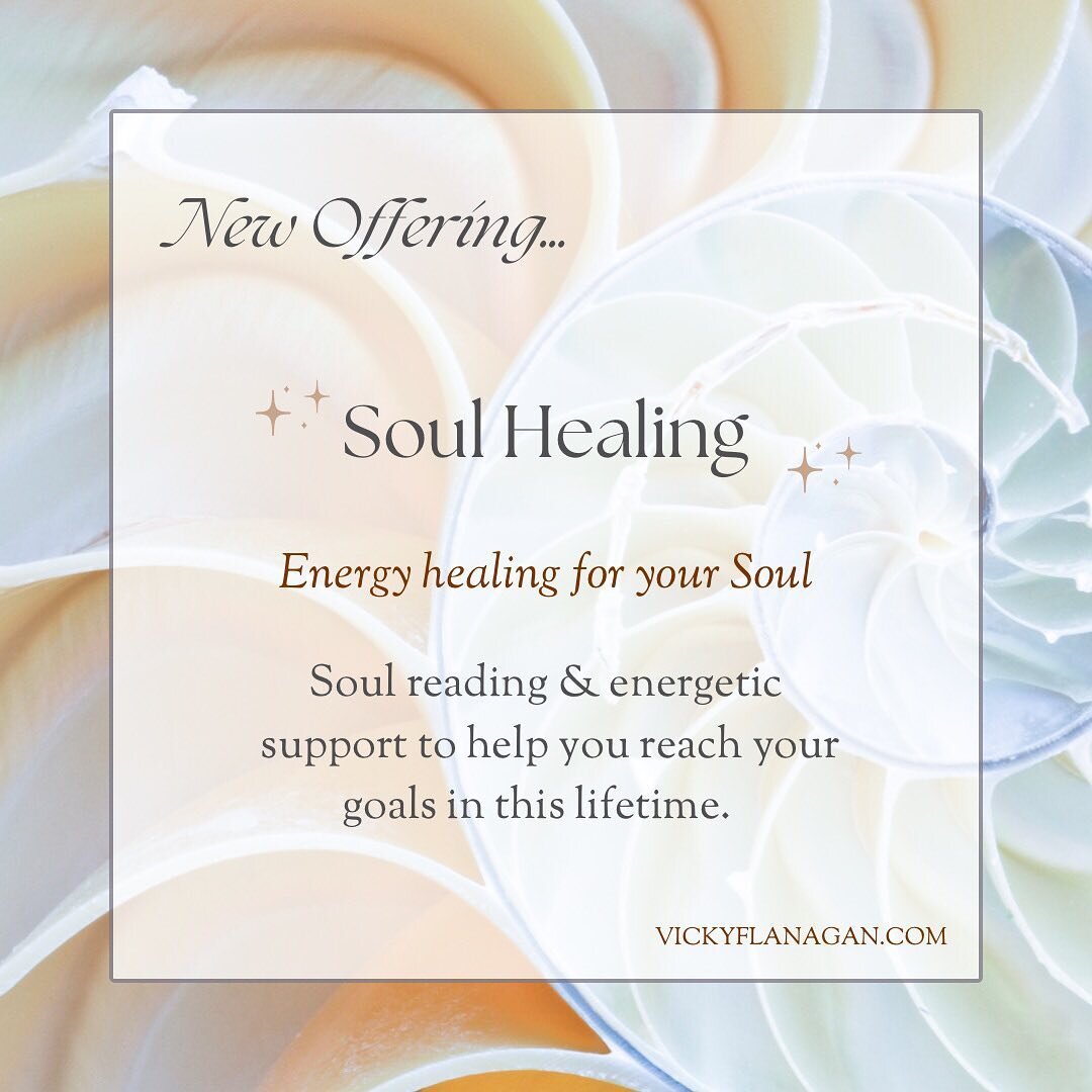 Now offering &hellip;

✨ Soul Healing ✨

The greatest breakthroughs and transformations I&rsquo;ve experienced came from Soul Healing!

Although soul healing is included in my 1-1 transformative energy healing sessions, this offering will exclusively