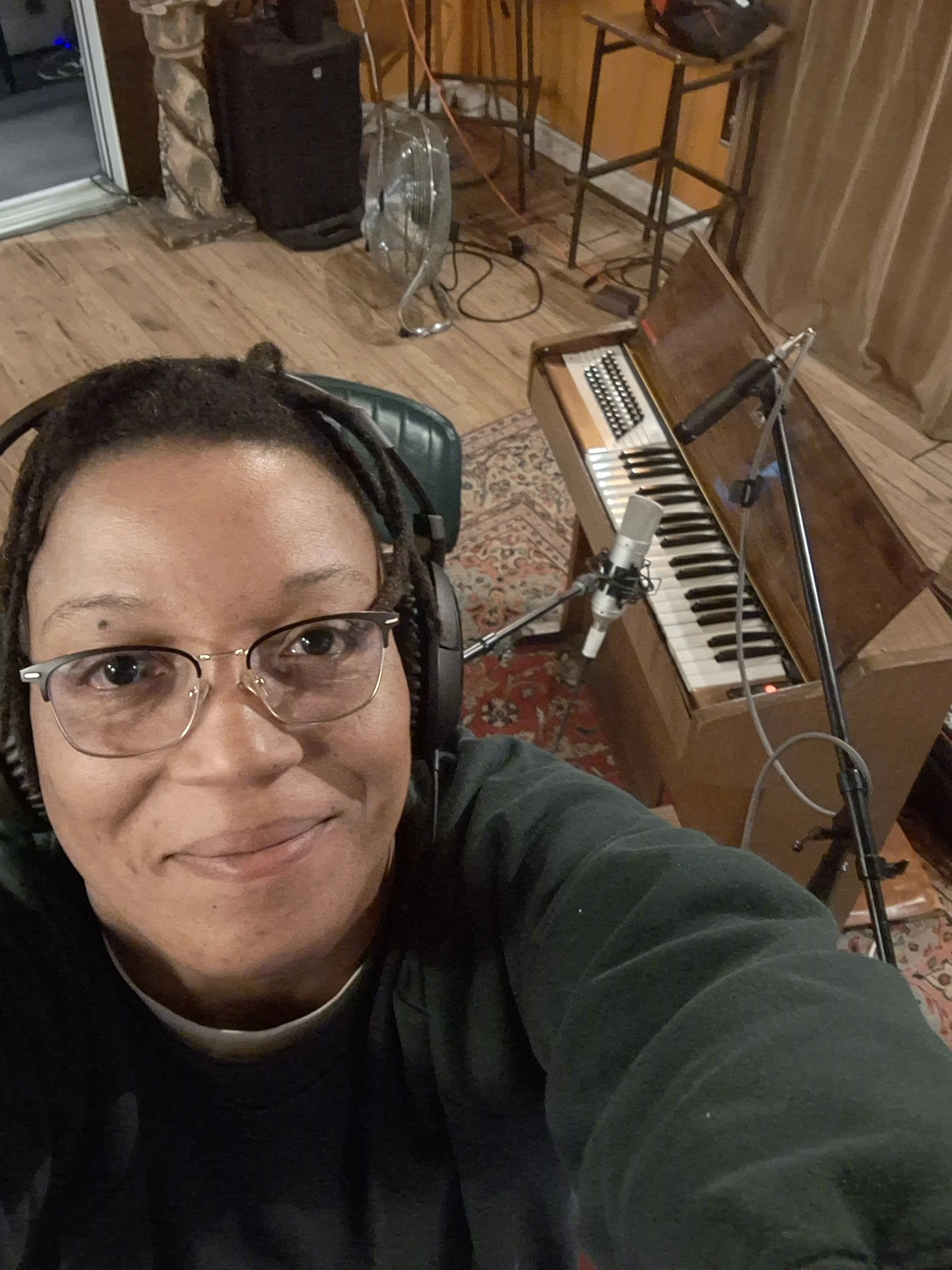Me and my organ in the Studio