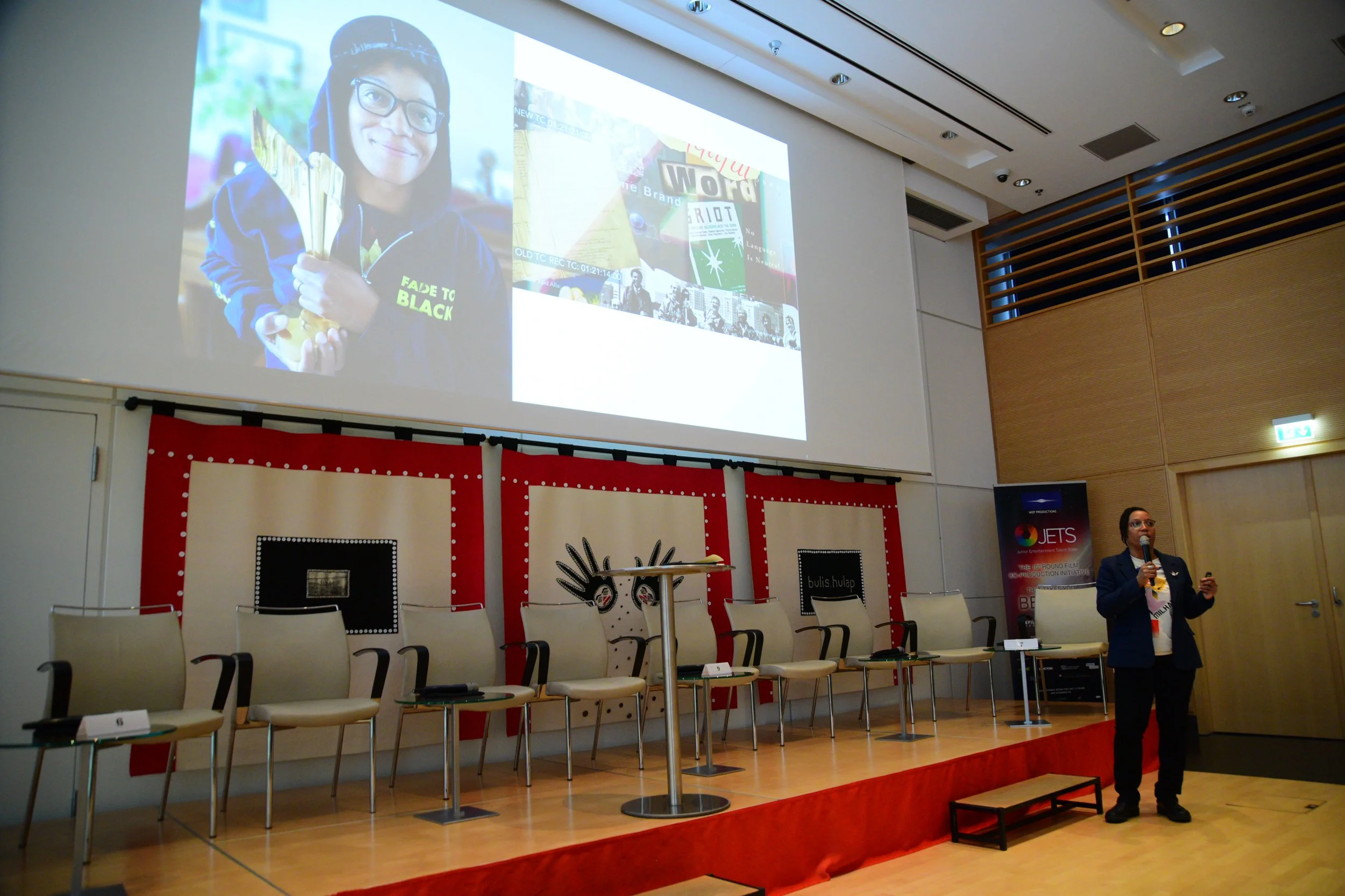 Me, and me again, at JETS. Photo ©Jürgen Sendel
