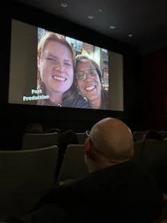 Me and Kelly Finnerty, BTS for "Dotty"