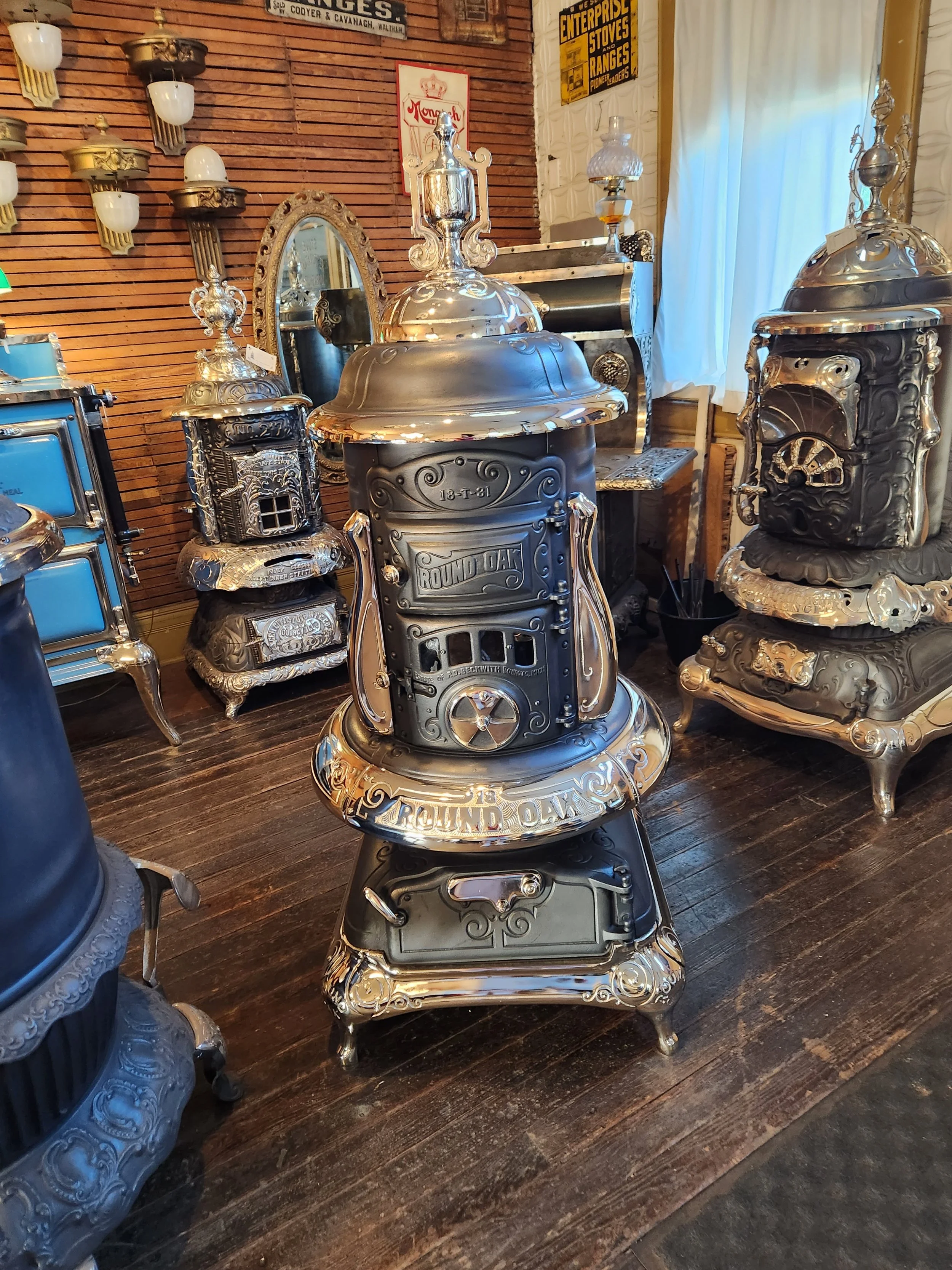 Antique Wood Stoves — Mill Creek Antiques (Home)
