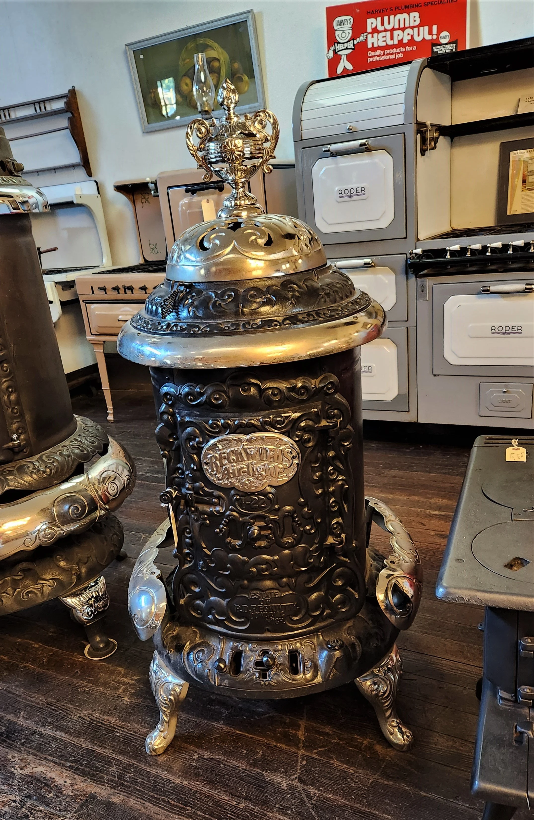Antique Wood Stoves — Mill Creek Antiques (Home)