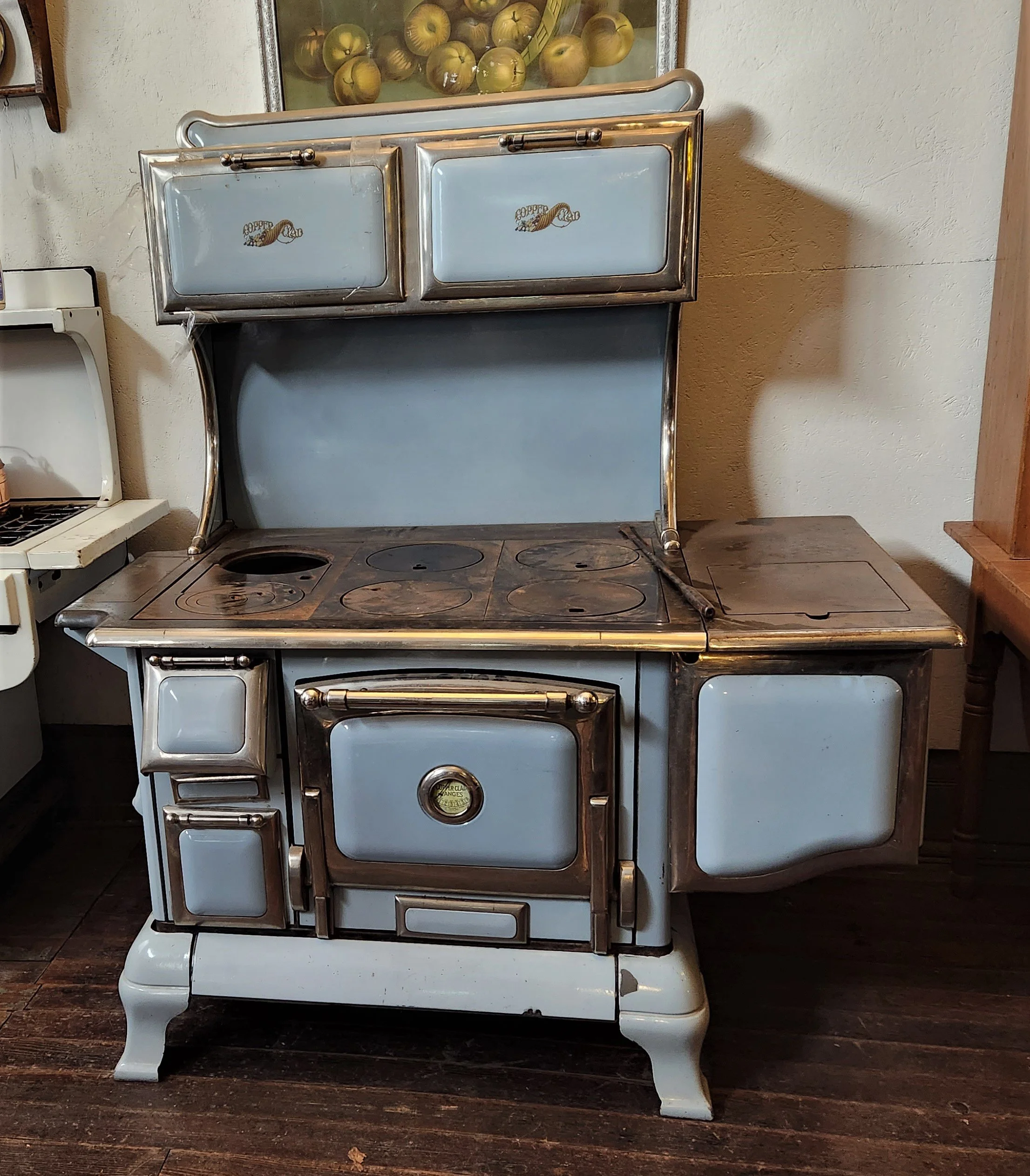 Copper Clad Wood Cookstove $3900 SOLD