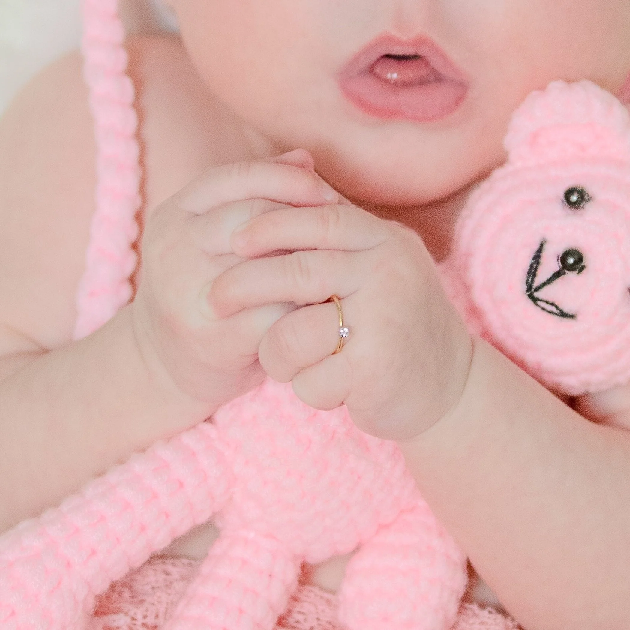 Bespoke Solitaire Style Baby Ring in 18 karat gold, platinum and natural  diamond by Ursa Minor — Ursa Minor