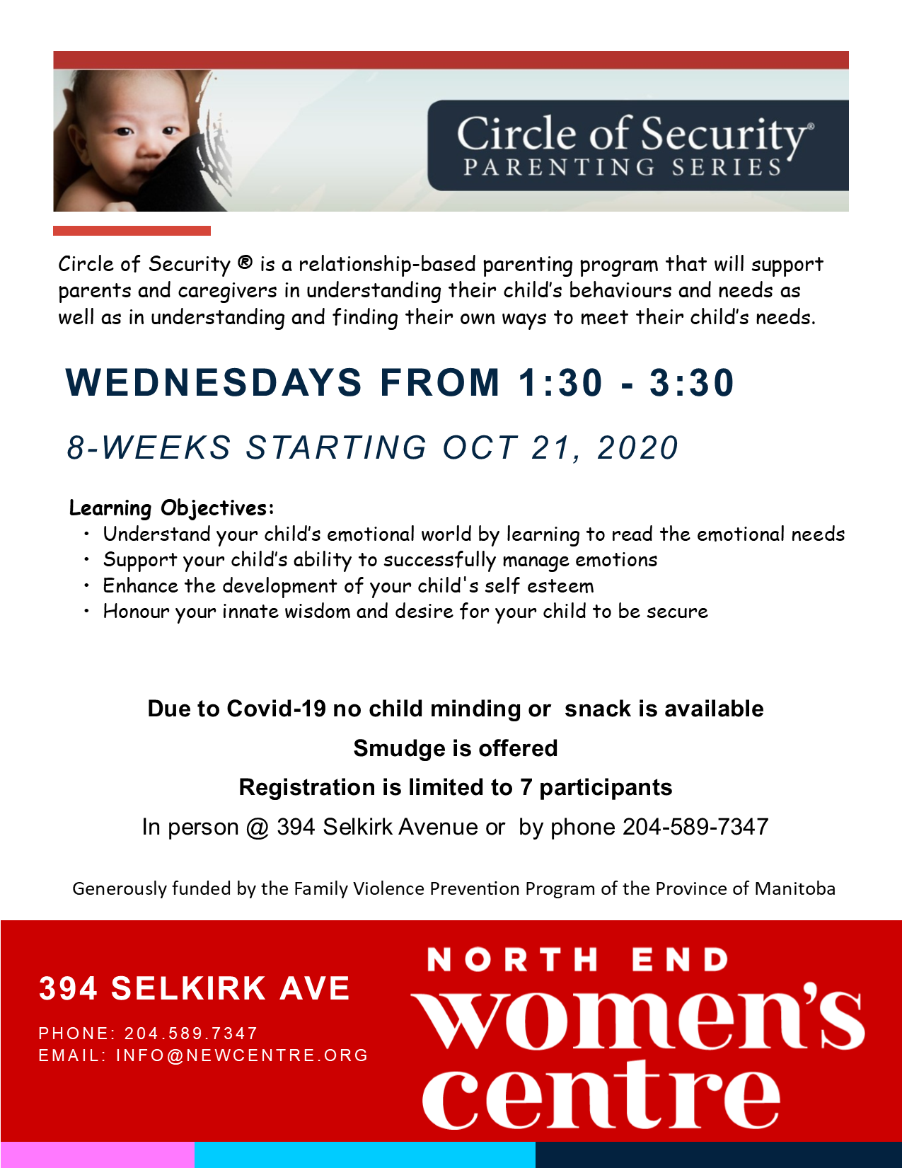 Circle of Security Parenting Program through North End Women's Center