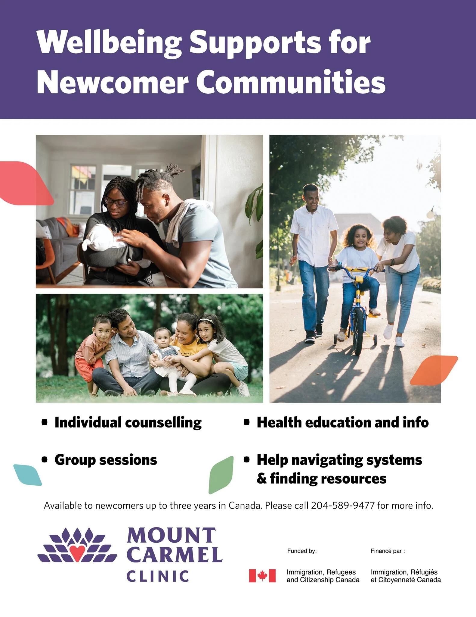 Newcomer services available at Mount Carmel Clinic
