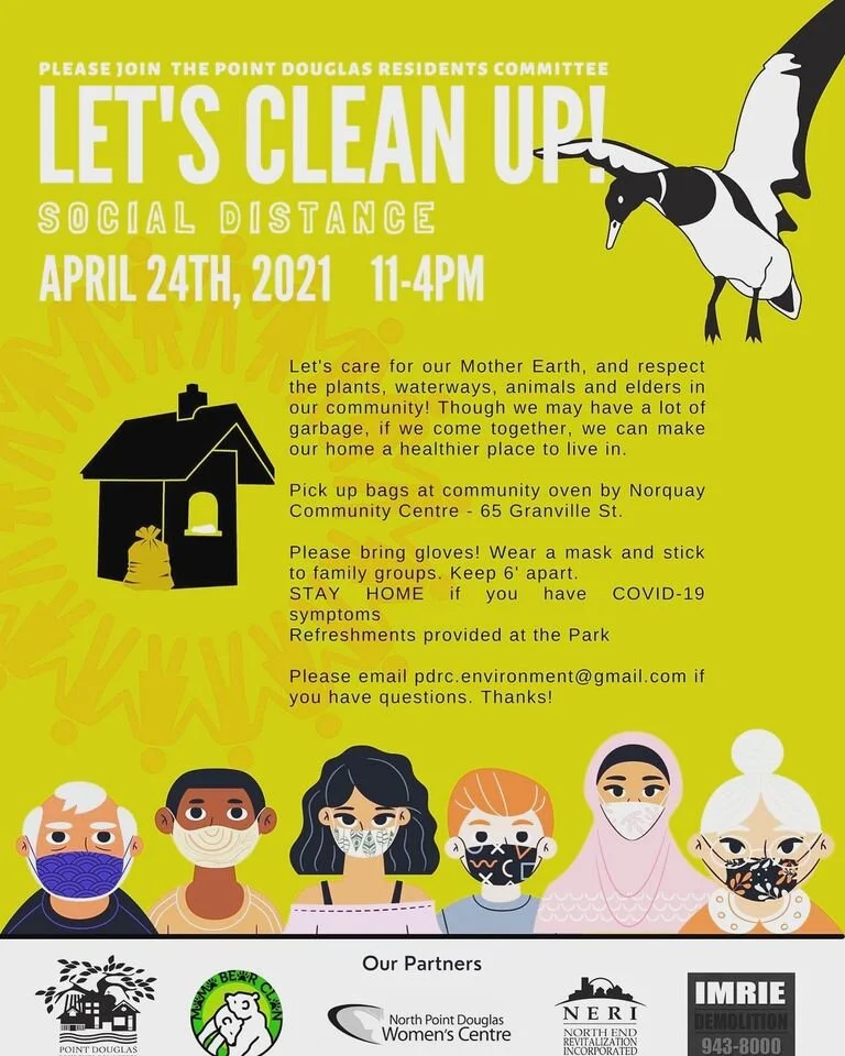 April 24 North Point Douglas  Community Clean up