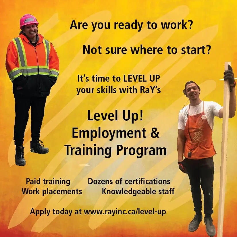Resource Assistance for Youth (RAY) Level Up Program