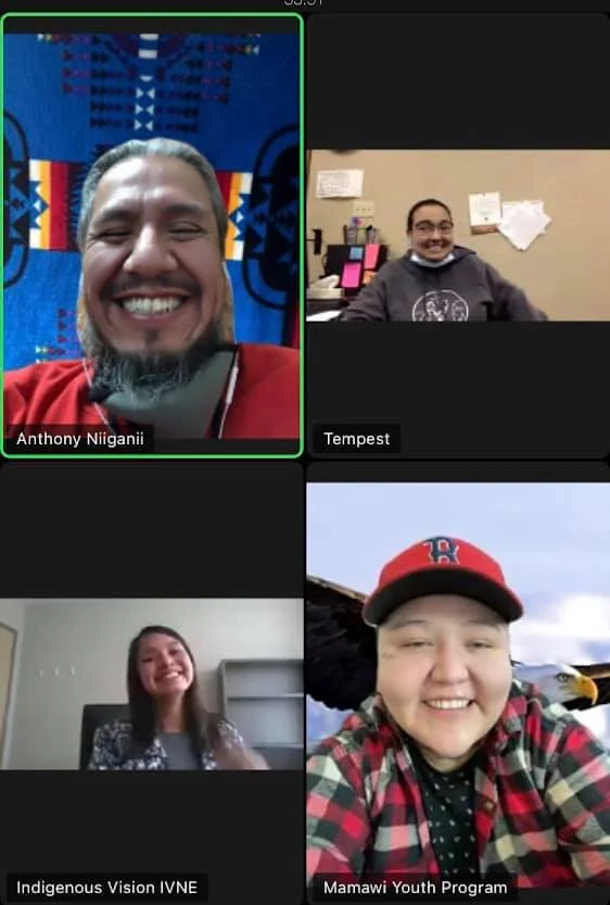 All smiles while planning something special for the community with our friends at Ma Mawi!