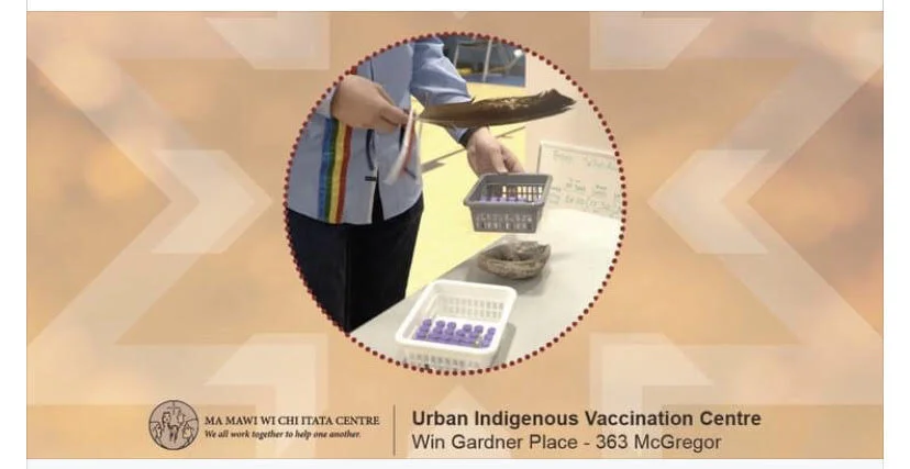 A look at the vaccination process at Ma Mawi's site, 363 McGregor
