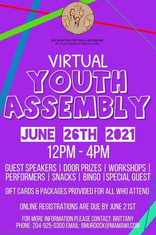 Ma Mawi's Virtual Youth Assembly on June 26