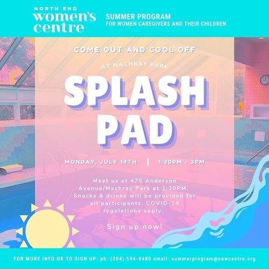 North End Women's Centre Splash Pad