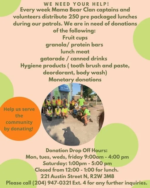 Mama Bear Clan in need of donations!