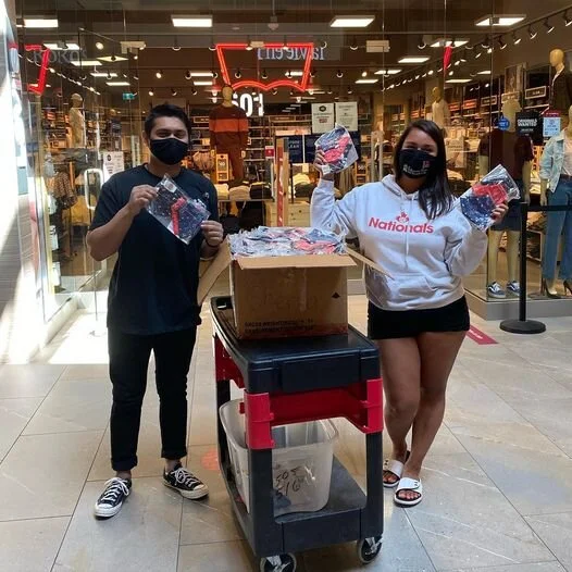 IVNE with donations from LEVI'S Canada! 