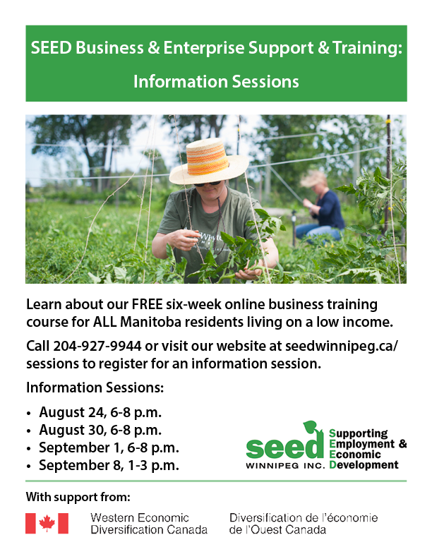 SEED Business &amp; Enterprise Support &amp; Training Information Sessions