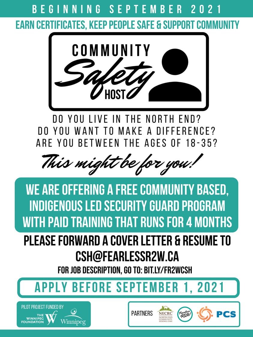 FearlessR2W Training Opportunity!!