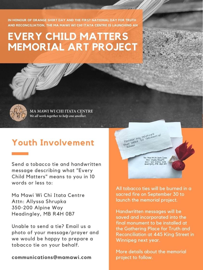 Ma Mawi Every Child Matters Memorial Art Project