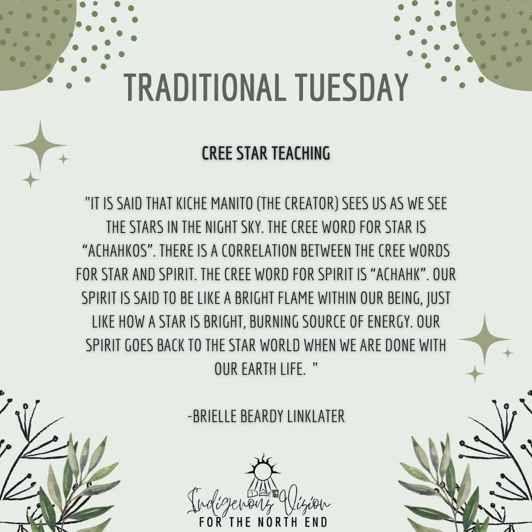 Traditional Tuesday: Cree Star Teaching