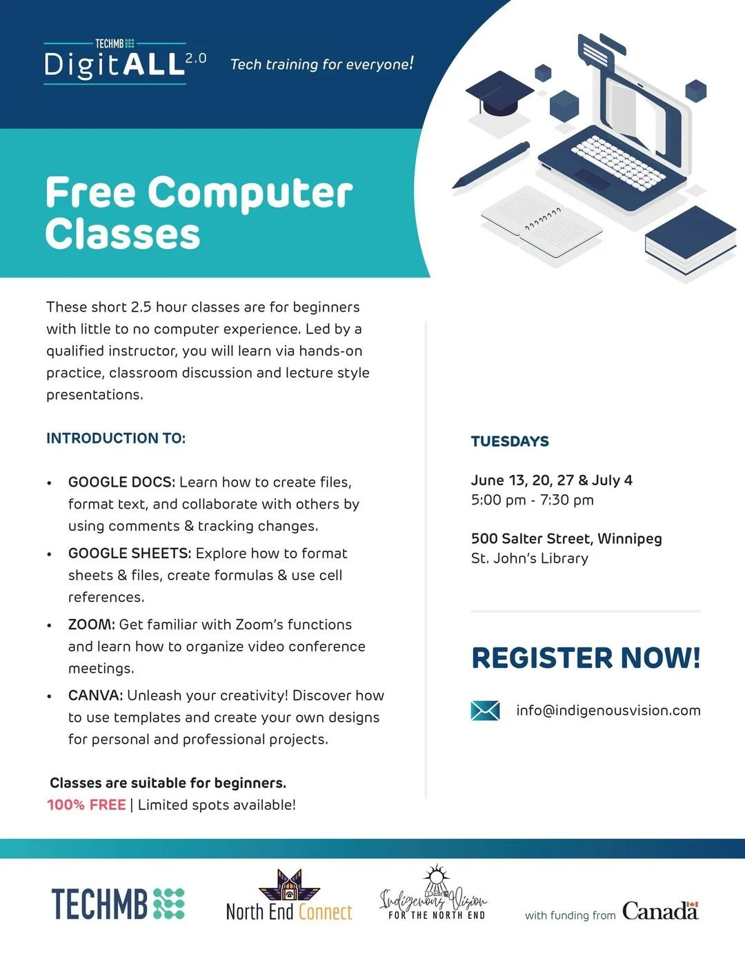 North End Connect Digital Literacy Classes