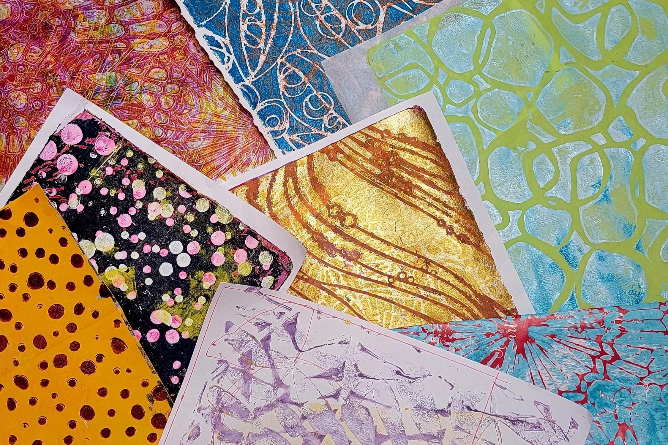 March 7 & 14, 12:00 pm - Techniques of Gelli Printing