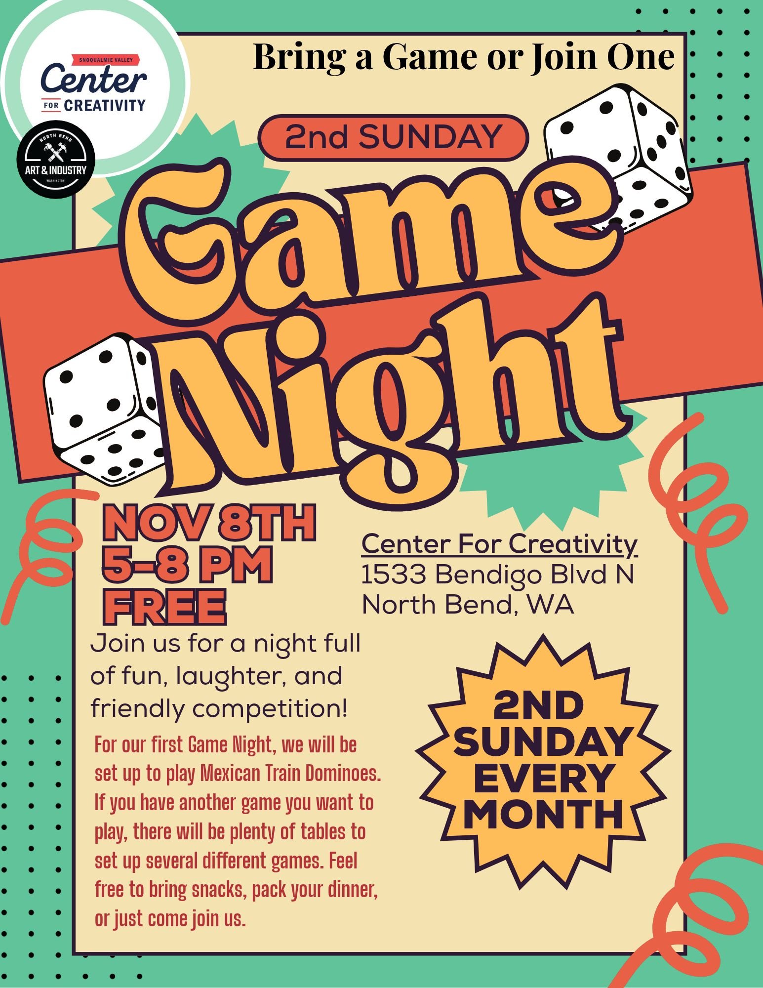 Second Sunday Game Night