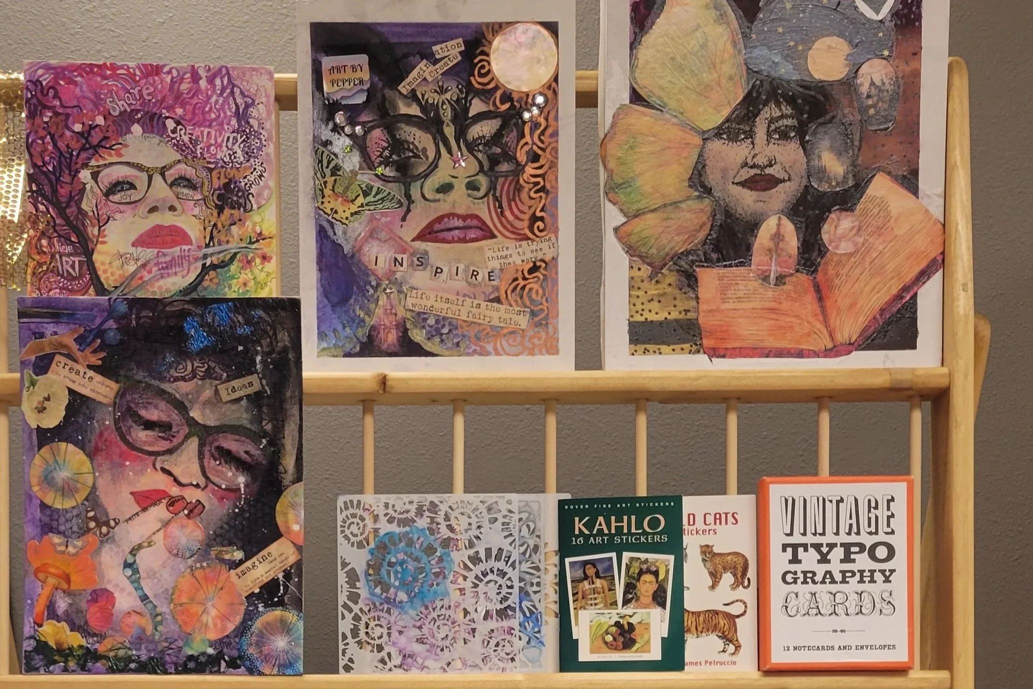 May 29, 4:00pm - Mixed Media: Collage Self-Portrait Adventure!