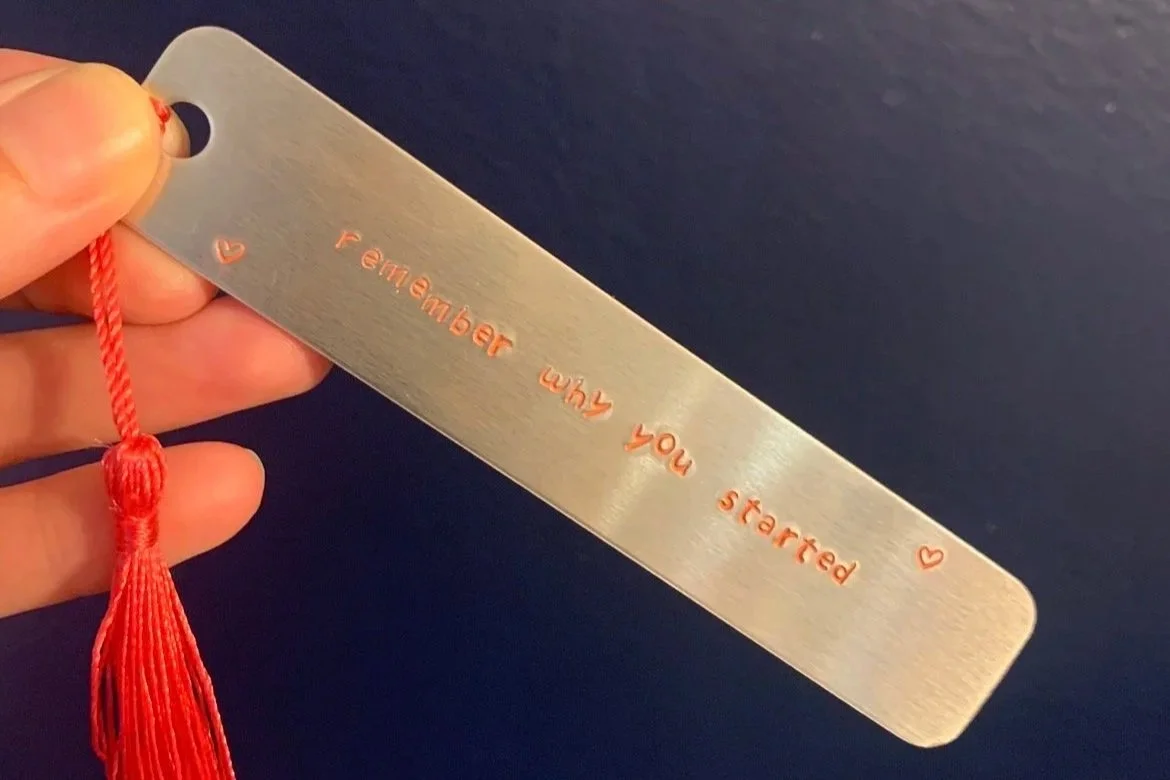 August 1, 1:00pm - Metal Stamped Bookmarks