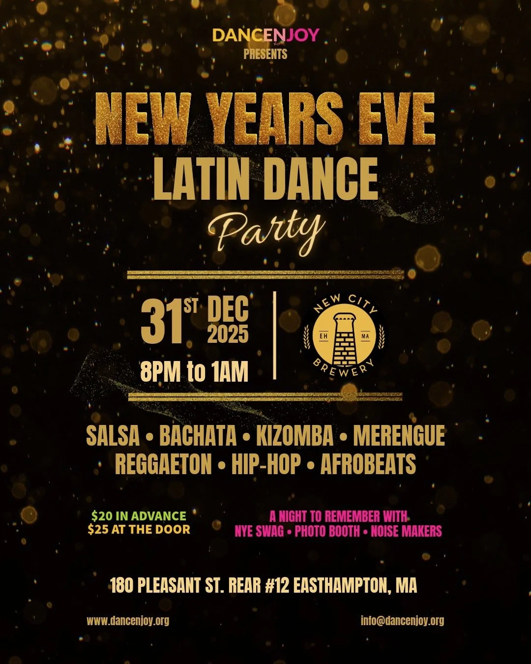 New Years Eve Latin Dance Party