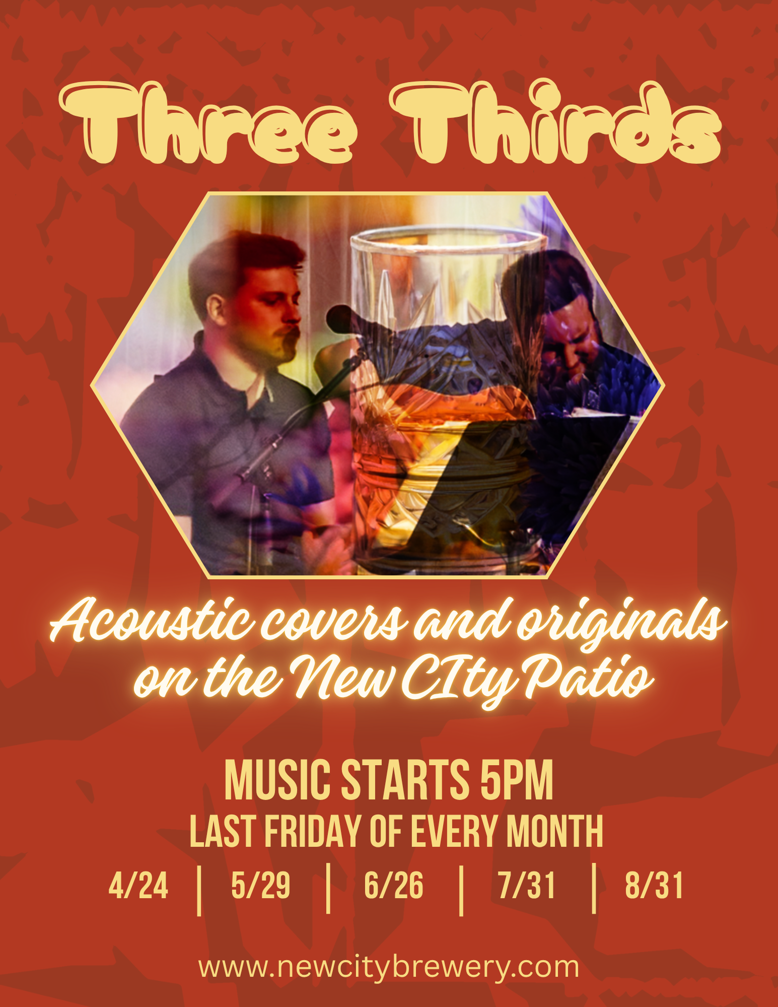 Three Thirds on the Patio 