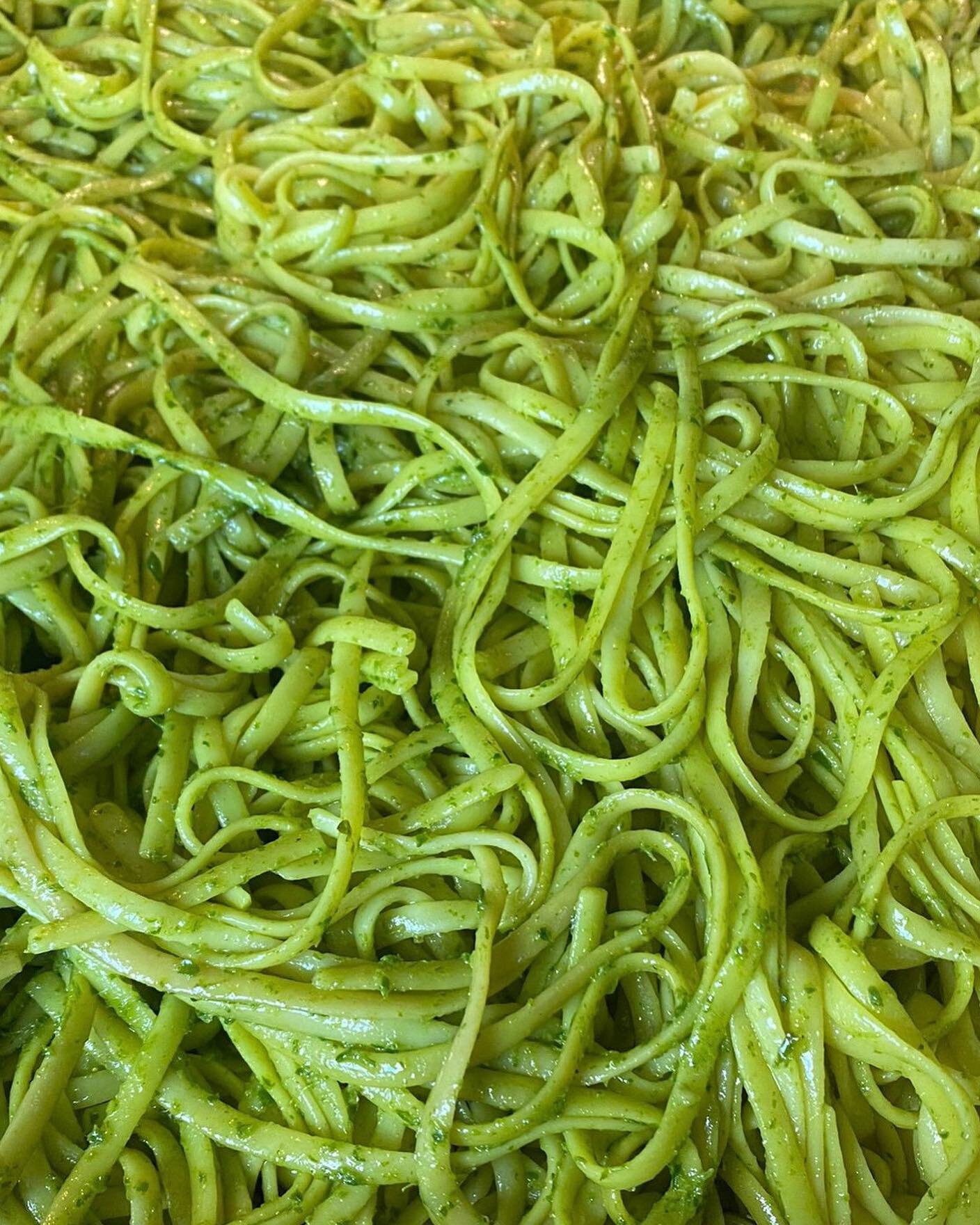 Cilantro infused Edamame Noodles 🍜 
A good carbohydrate source with high protein content. 

Cilantro - Protect your heart 
Olive Oil - Omega 3 
Edamame Noodles - Rich in healthy fiber

Check our MENU for next week in our BIO 😃