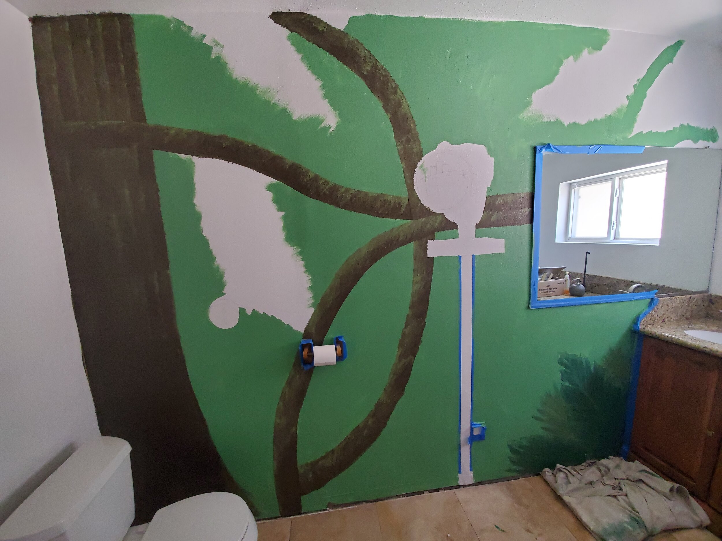 Jungle Vines and Trunk Complete