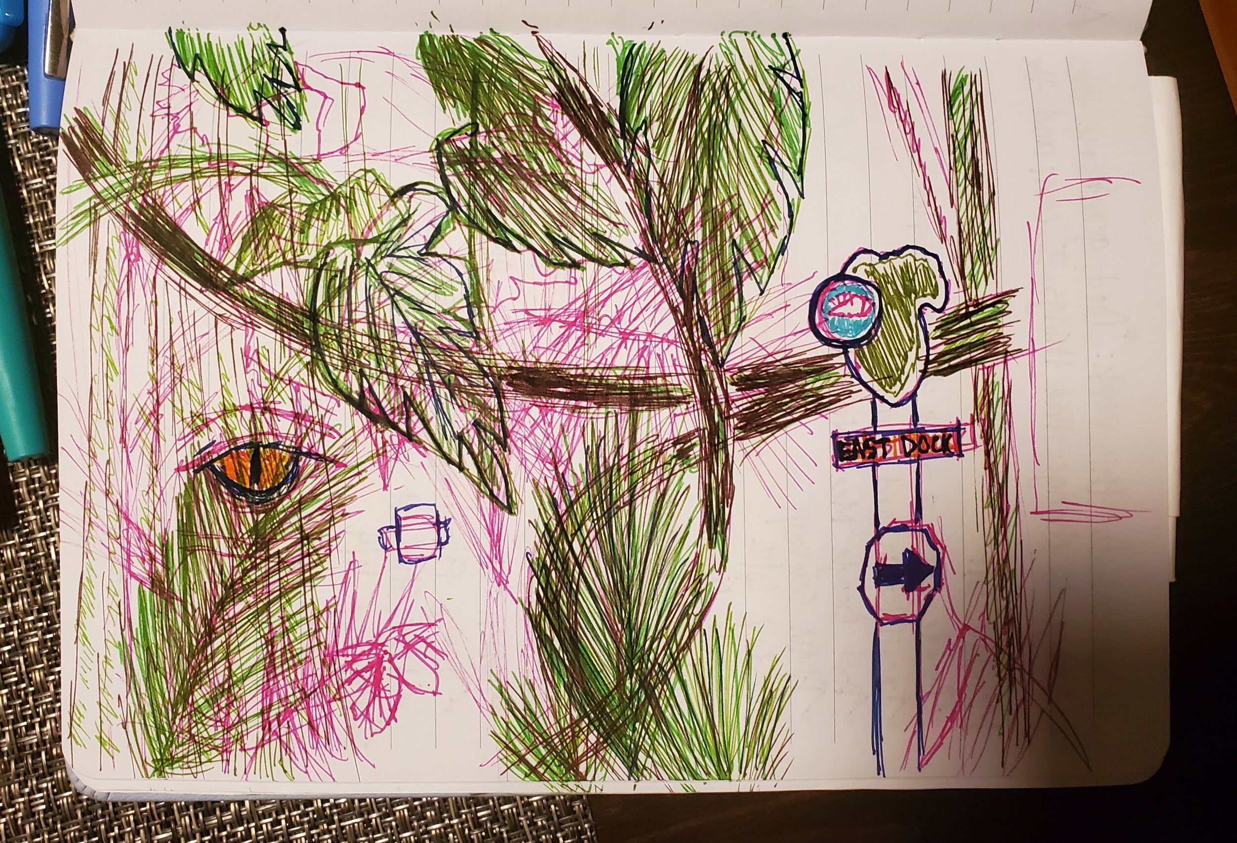 Step 2: adding color to my sketch