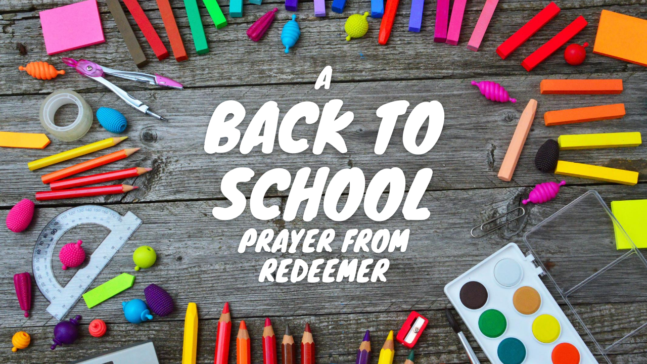A Back to School Prayer