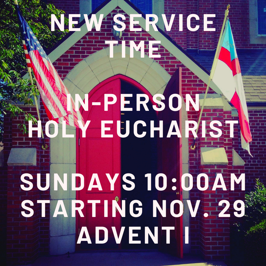 New Worship Schedule - Advent