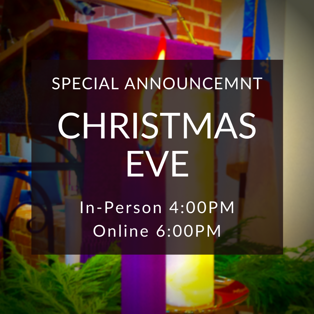 Christmas Eve Announcmemnt