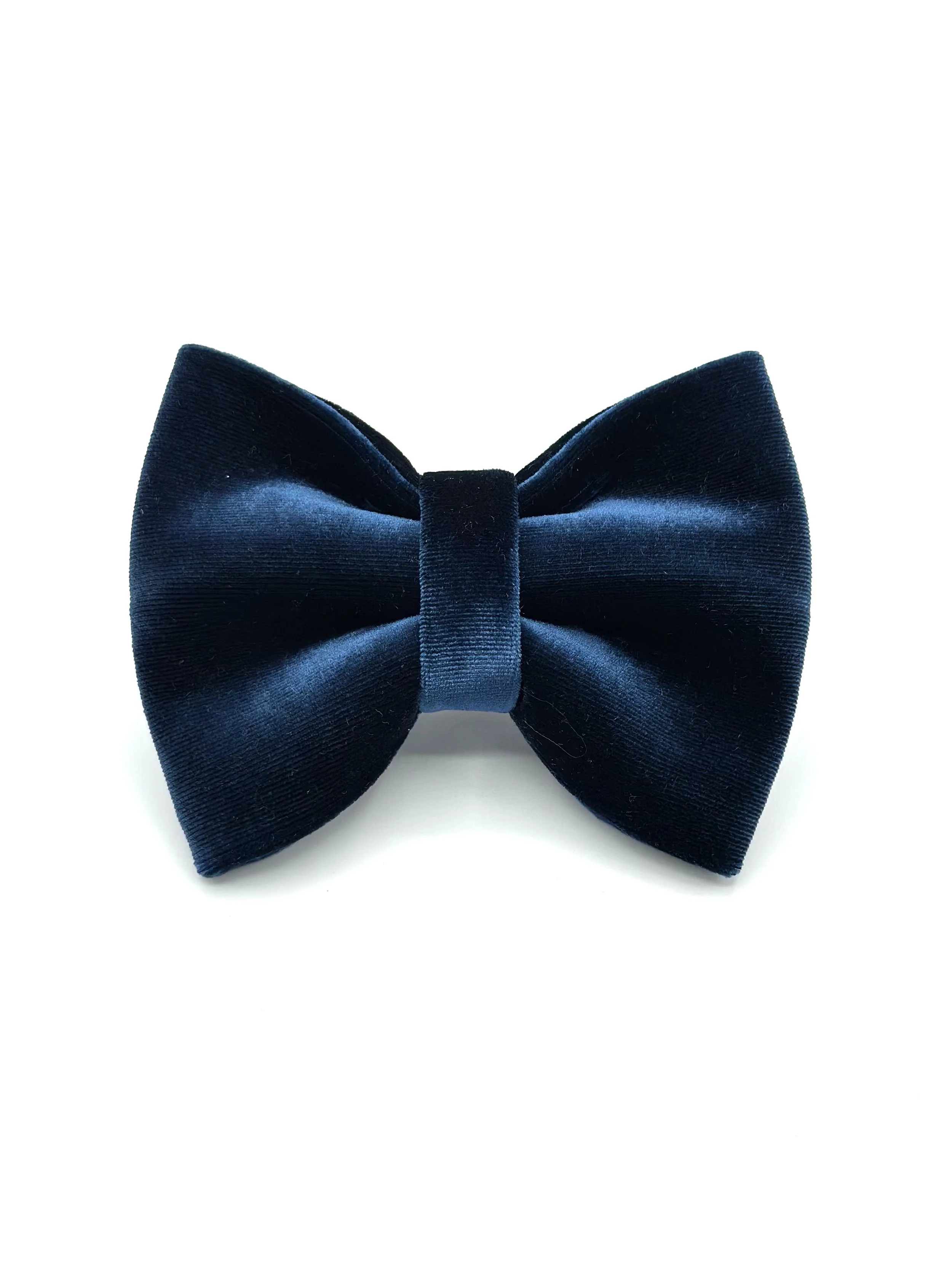 Deep Blue Velvet Luxe Bow